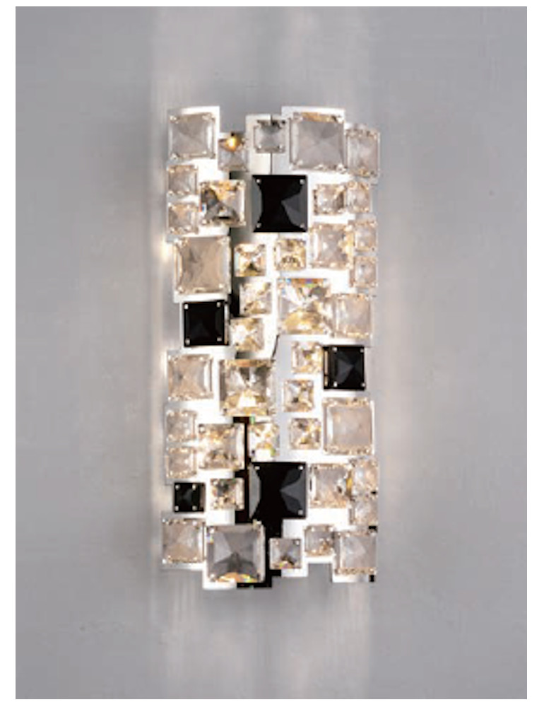 水晶造型3燈壁燈