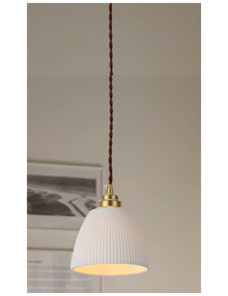 子澄燈飾-陶瓷造型單燈吊燈