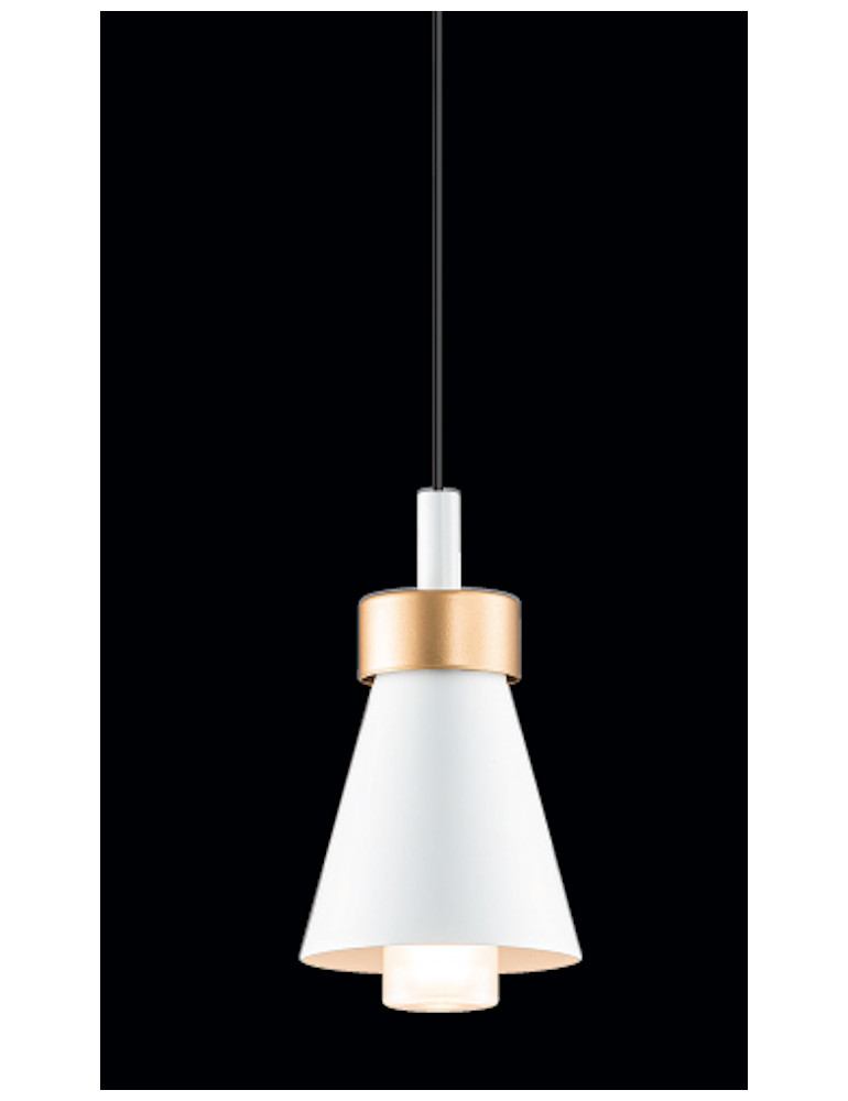 子澄燈飾-鋁材造型單燈吊燈(白色)