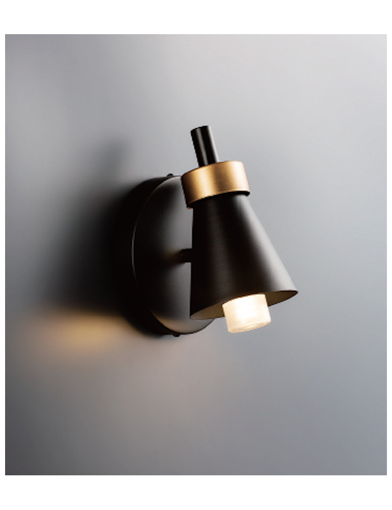 子澄燈飾-鋁材造型單燈壁燈(黑色)
