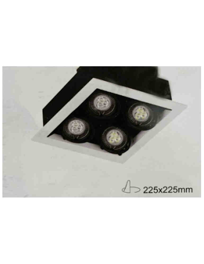 LED-4珠有邊框四燈盒燈
